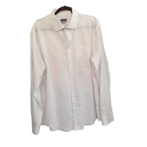 Van Heusen  Long Sleeve Men White Shirt - Picture 1 of 7